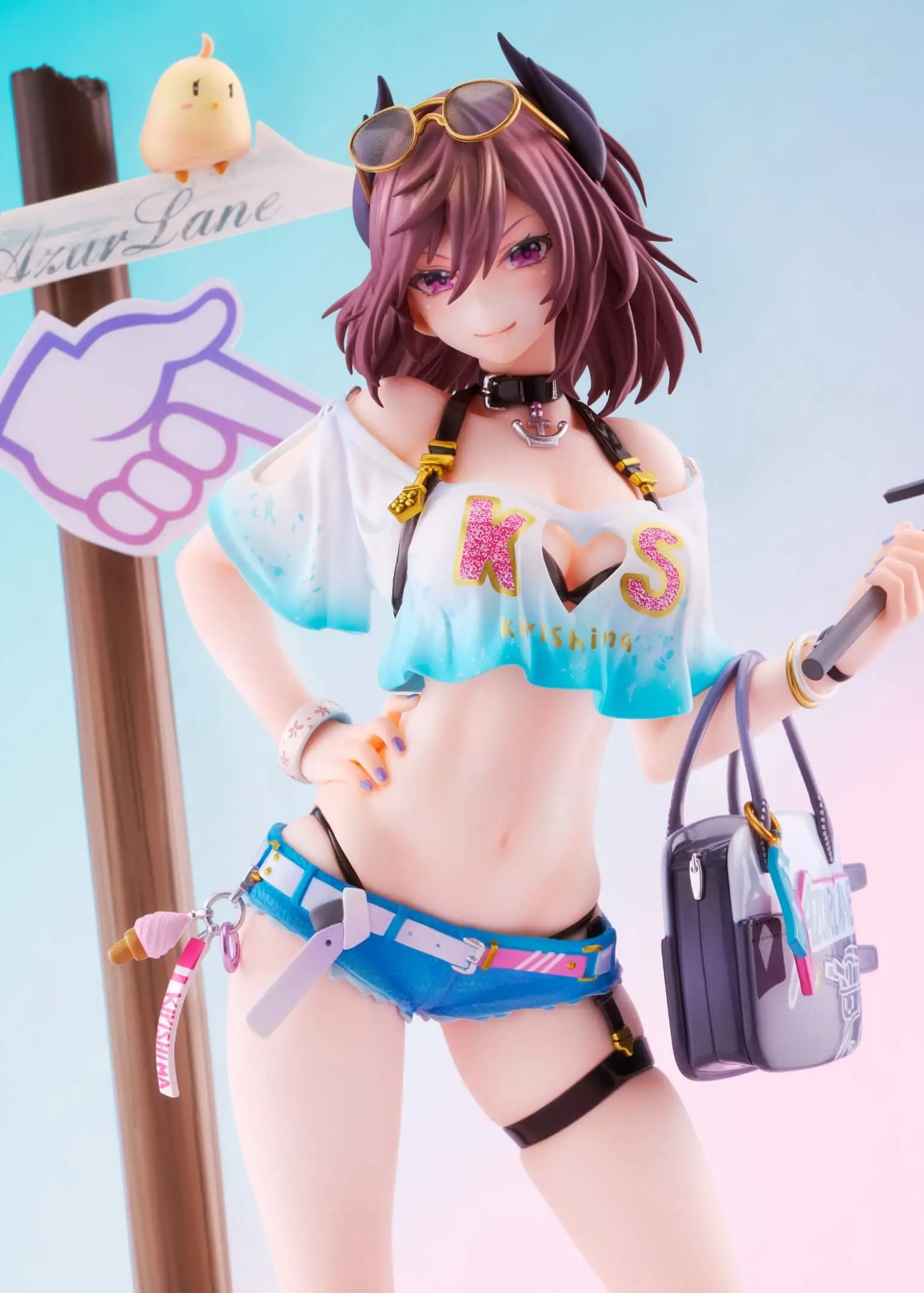 Figurine Kirishima Ver. Bravely Summer de Azur Lane par Mimeyoi